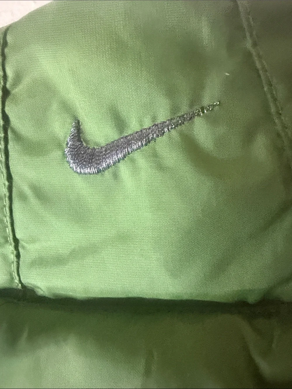 Nike Green reversible duck down filled Puffer Vest